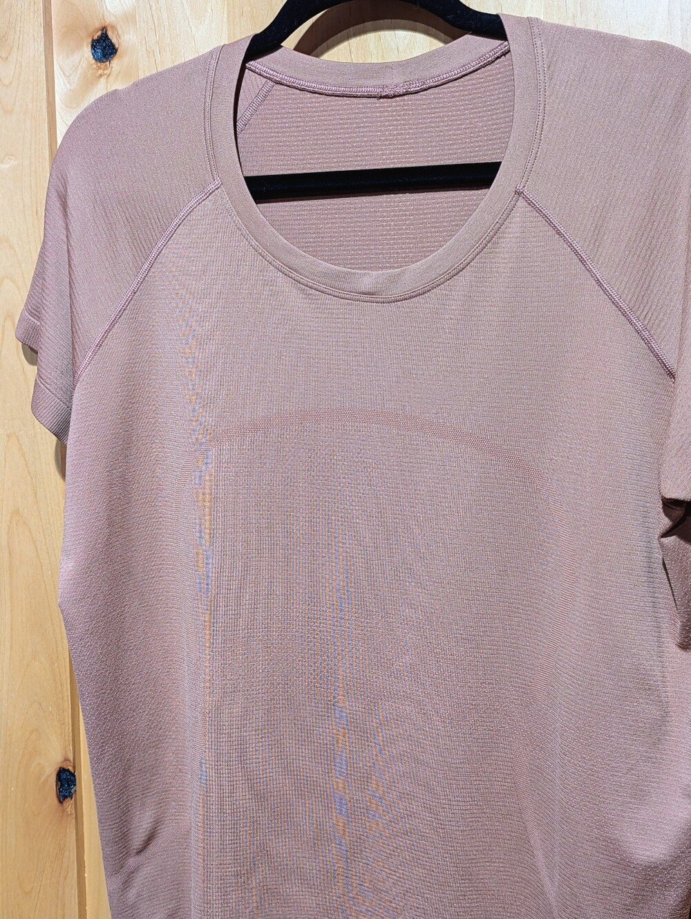 Lululemon Swiftly Tech Short Sleeve Workout Shirt Hip Length Spiced Chai Sz 16